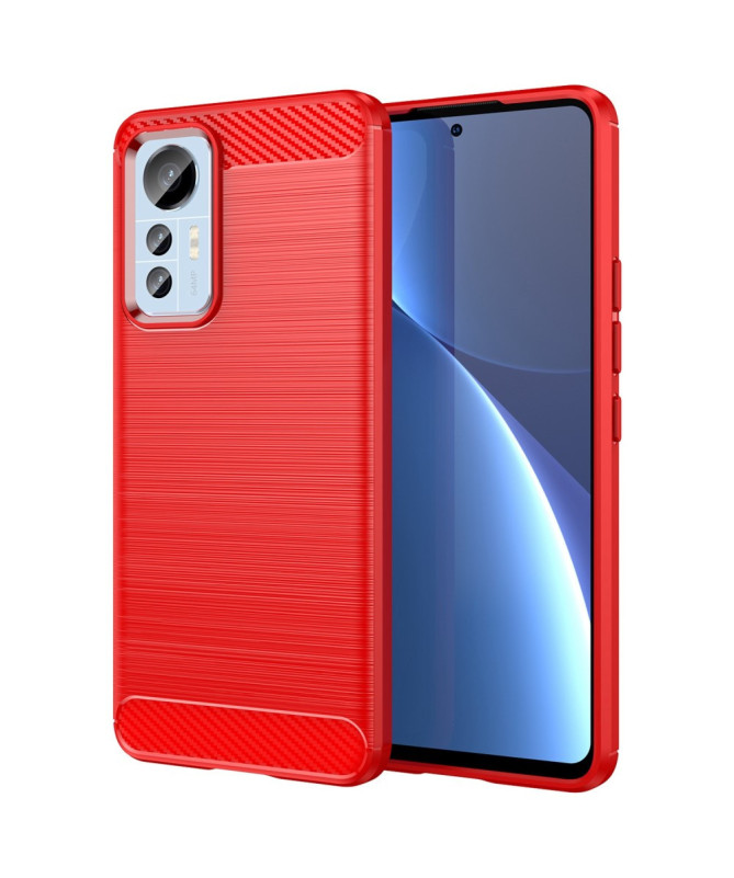 Coque Xiaomi 12 Lite flexible effet brossé