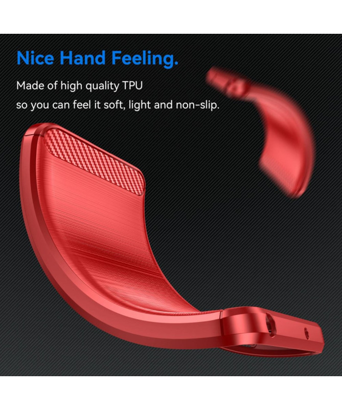Coque Xiaomi 12 Lite flexible effet brossé