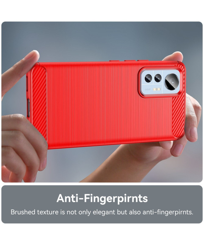 Coque Xiaomi 12 Lite flexible effet brossé