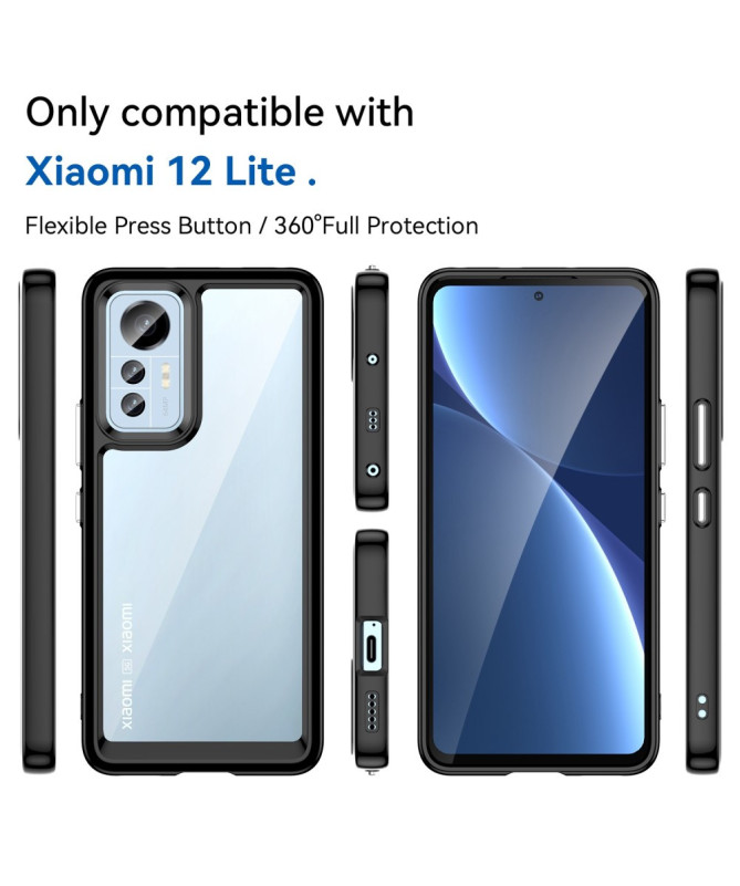 Coque Xiaomi 12 Lite Transparente Contour Coloré | CLEAR