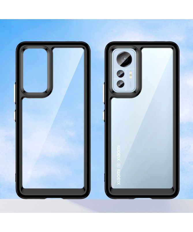 Coque Xiaomi 12 Lite Transparente Contour Coloré | CLEAR