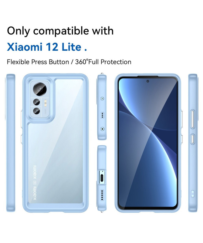 Coque Xiaomi 12 Lite Transparente Contour Coloré | CLEAR