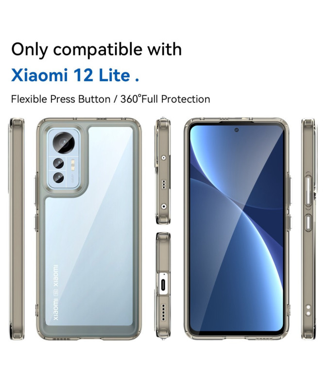 Coque Xiaomi 12 Lite Transparente Contour Coloré | CLEAR