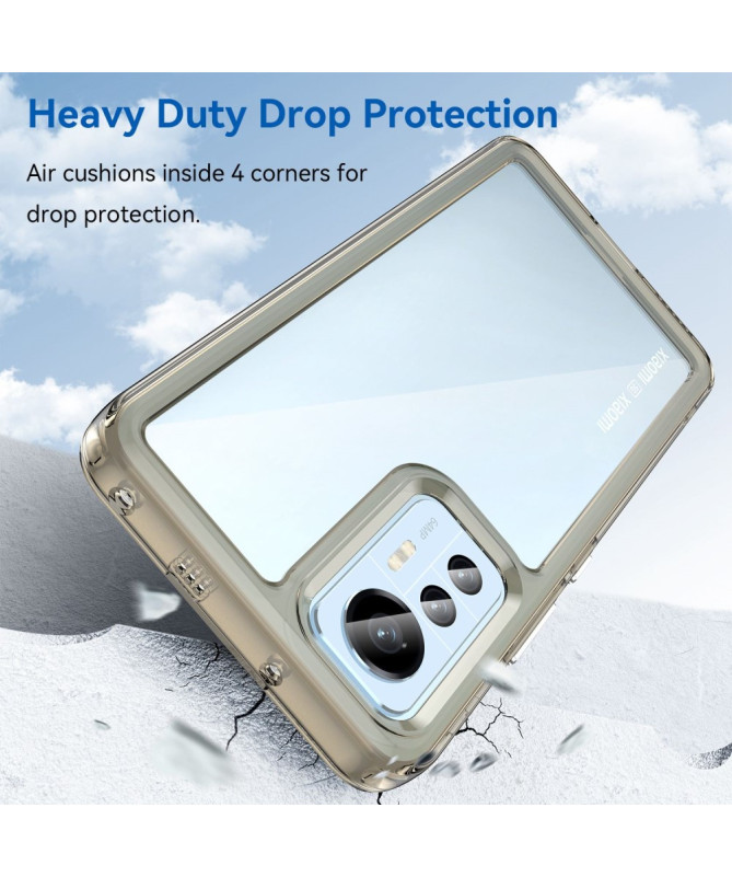 Coque Xiaomi 12 Lite Transparente Contour Coloré | CLEAR