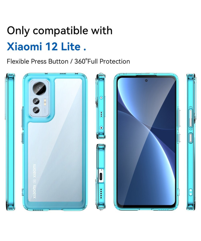 Coque Xiaomi 12 Lite Transparente Contour Coloré | CLEAR