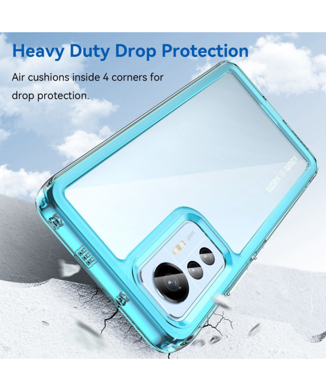 Coque Xiaomi 12 Lite Transparente Contour Coloré | CLEAR