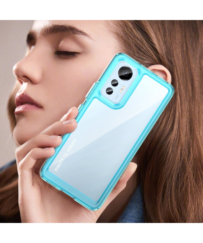 Coque Xiaomi 12 Lite Transparente Contour Coloré | CLEAR