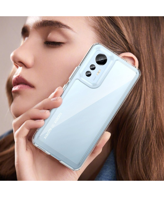 Coque Xiaomi 12 Lite Transparente Contour Coloré | CLEAR