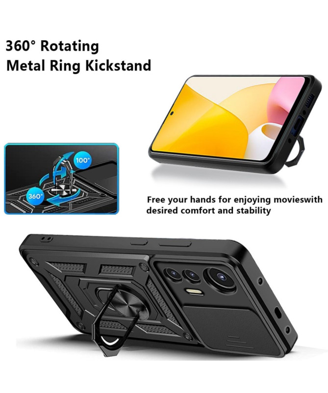 Coque Xiaomi 12 Lite Camera Slide Fonction Support