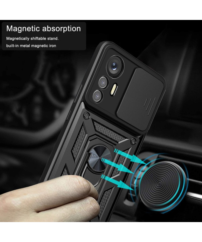 Coque Xiaomi 12 Lite Camera Slide Fonction Support