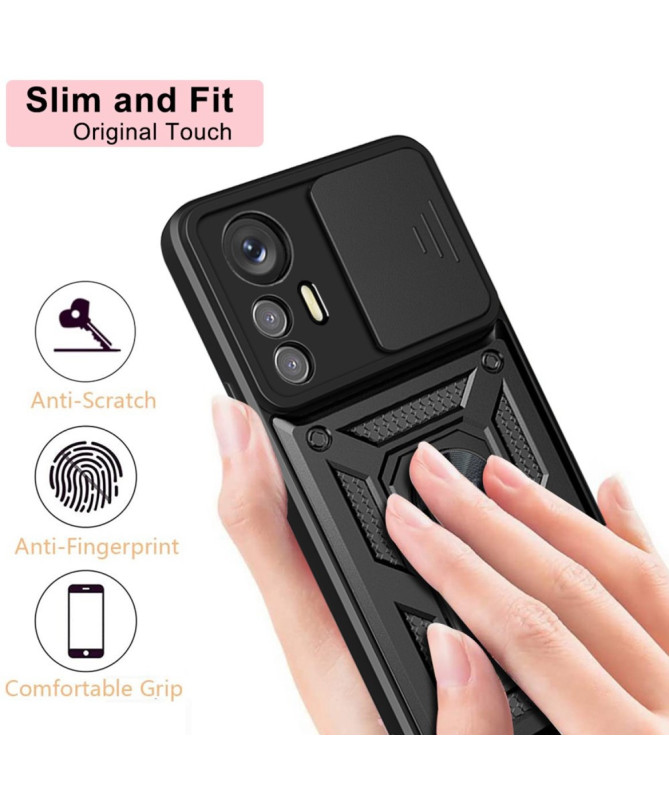 Coque Xiaomi 12 Lite Camera Slide Fonction Support