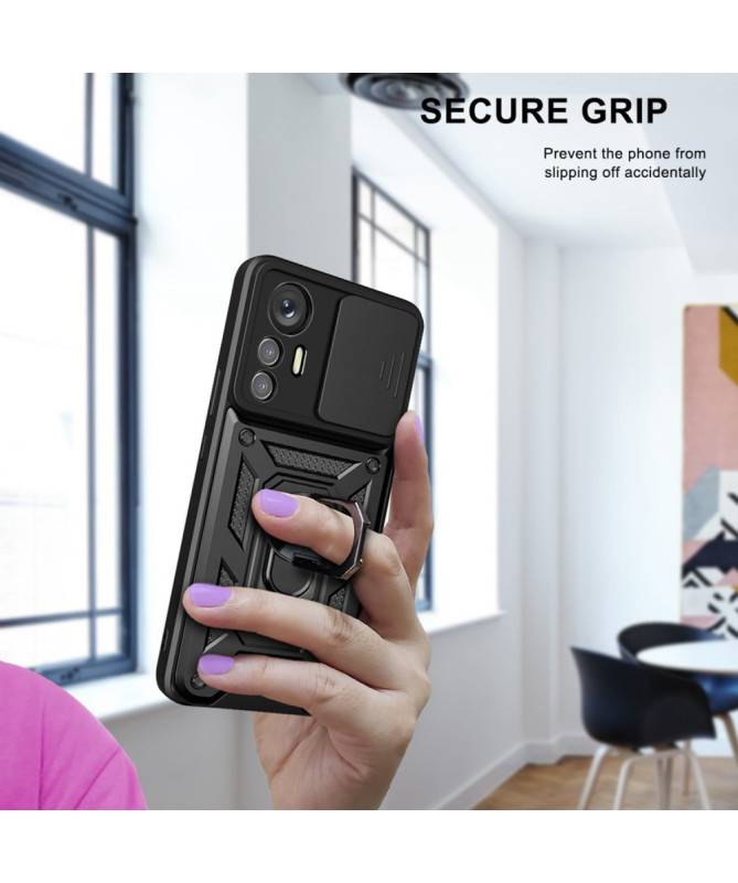 Coque Xiaomi 12 Lite Camera Slide Fonction Support