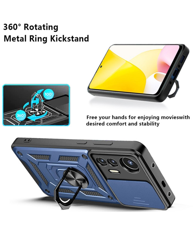 Coque Xiaomi 12 Lite Camera Slide Fonction Support