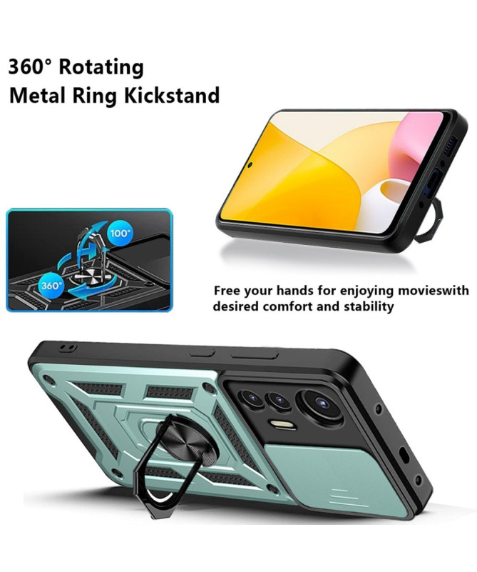 Coque Xiaomi 12 Lite Camera Slide Fonction Support