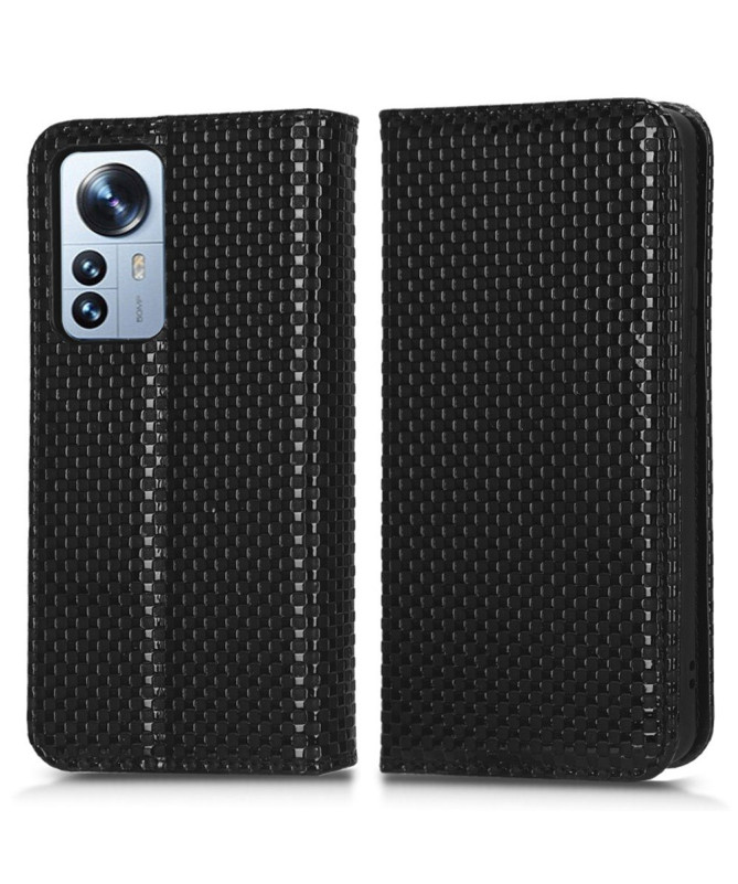 Housse Xiaomi 12 Lite Texture Grille Magnétique | GRID