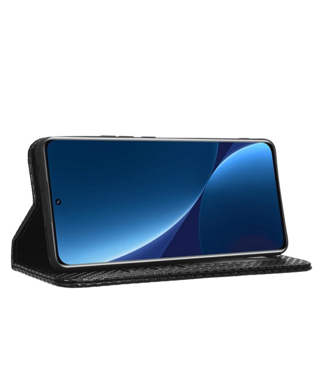 Housse Xiaomi 12 Lite Texture Grille Magnétique | GRID