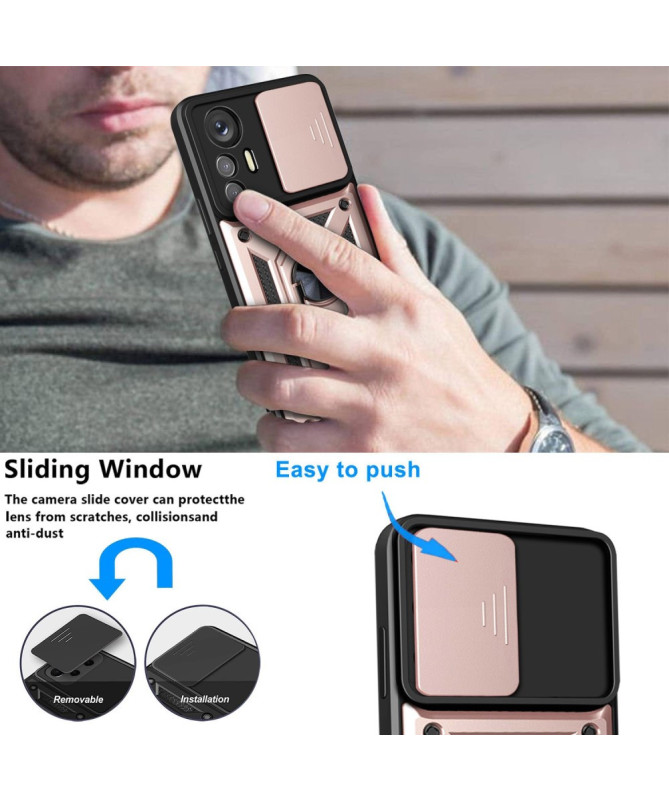 Coque Xiaomi 12 Lite Camera Slide Fonction Support