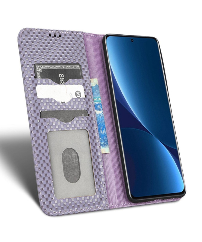 Housse Xiaomi 12 Lite Texture Grille Magnétique | GRID
