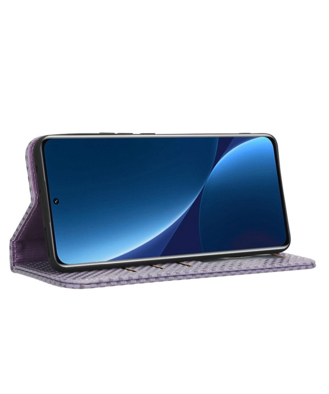 Housse Xiaomi 12 Lite Texture Grille Magnétique | GRID