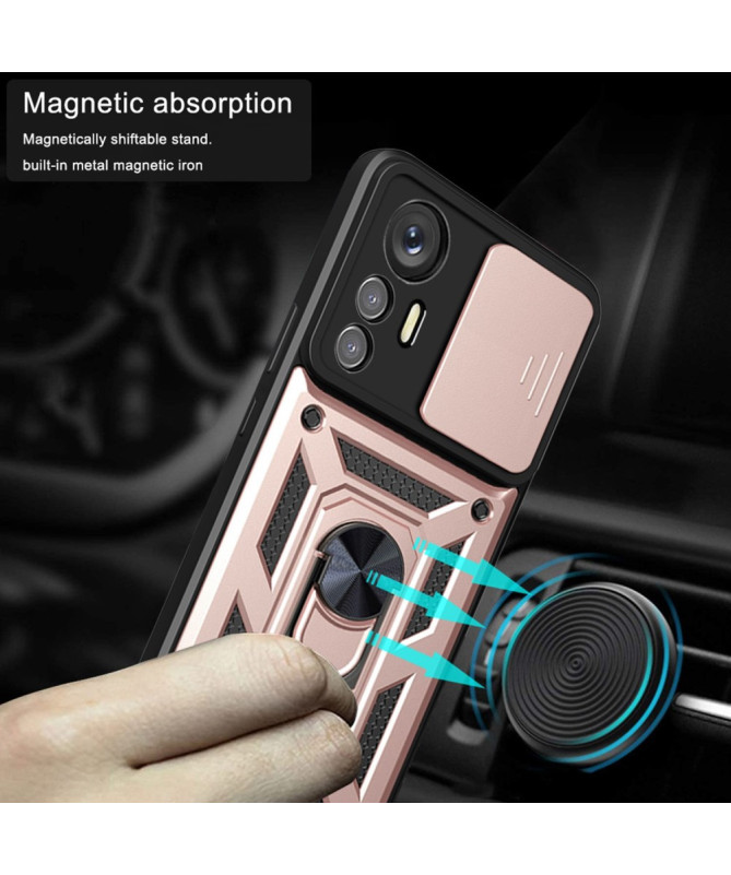 Coque Xiaomi 12 Lite Camera Slide Fonction Support