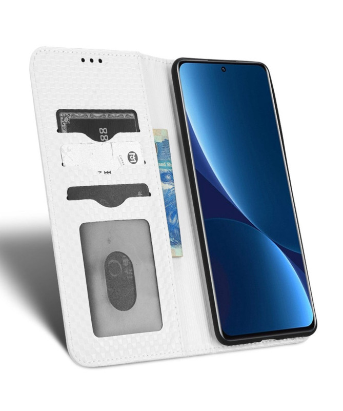 Housse Xiaomi 12 Lite Texture Grille Magnétique | GRID