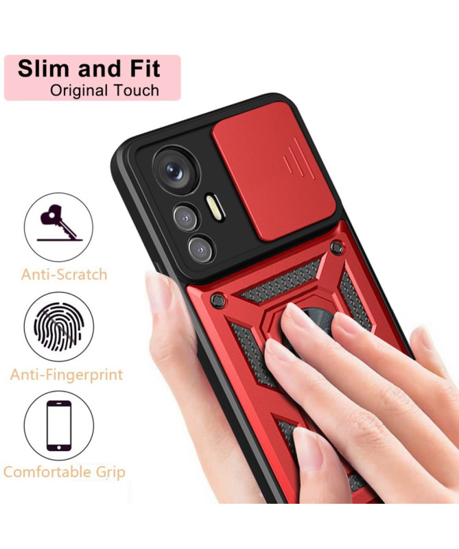 Coque Xiaomi 12 Lite Camera Slide Fonction Support