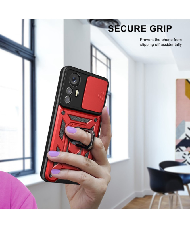 Coque Xiaomi 12 Lite Camera Slide Fonction Support