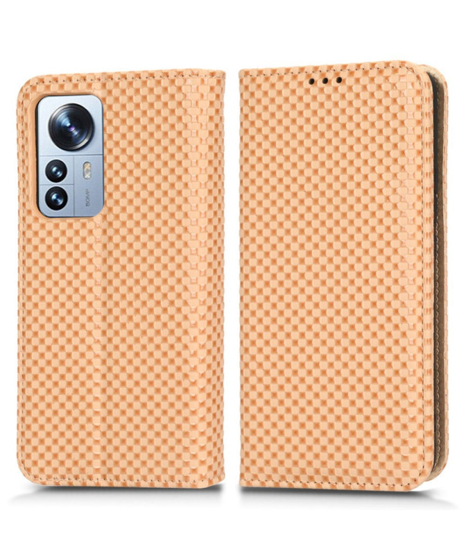 Housse Xiaomi 12 Lite Texture Grille Magnétique | GRID