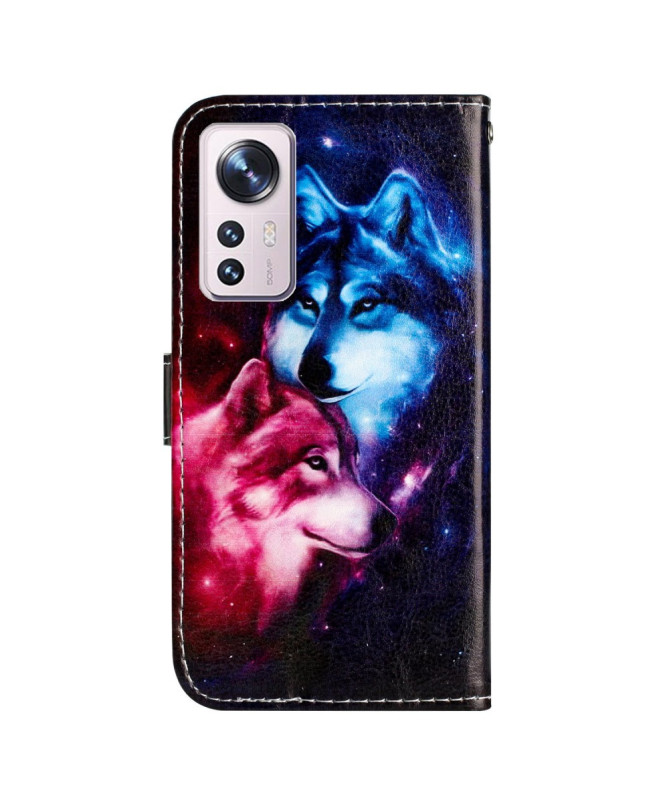 Housse Xiaomi 12 Lite Loups Galaxie
