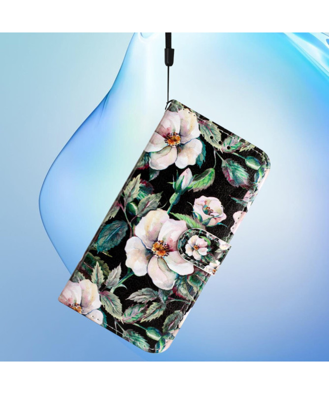 Housse Xiaomi 12 Lite Fleurs Blanches
