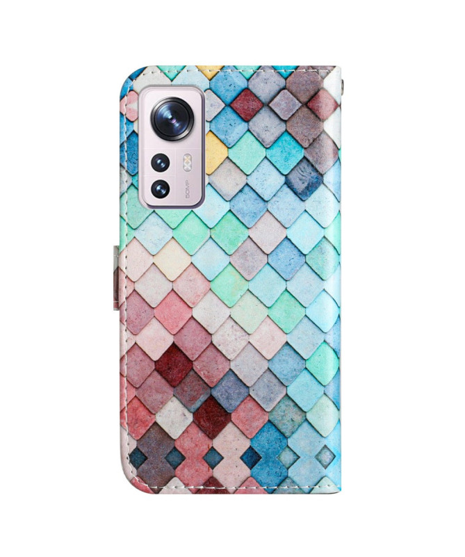 Housse Xiaomi 12 Lite Mosaïque Colorée
