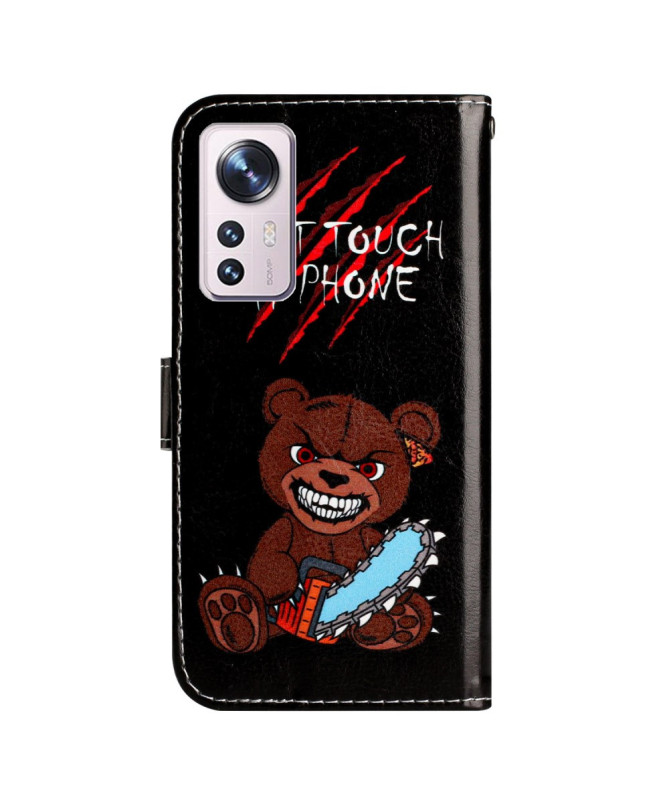 Housse Xiaomi 12 Lite Ours Tronçonneuse