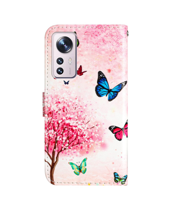Housse Xiaomi 12 Lite Cerisier Papillons | SAKURA