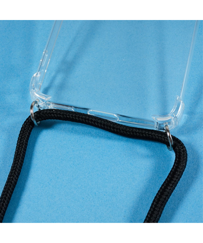 Coque Xiaomi 12 Lite transparente avec cordon | Cléos