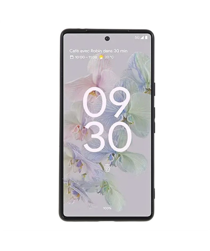 Google Pixel 7a | Coque Noire Mat avec Verre Trempé