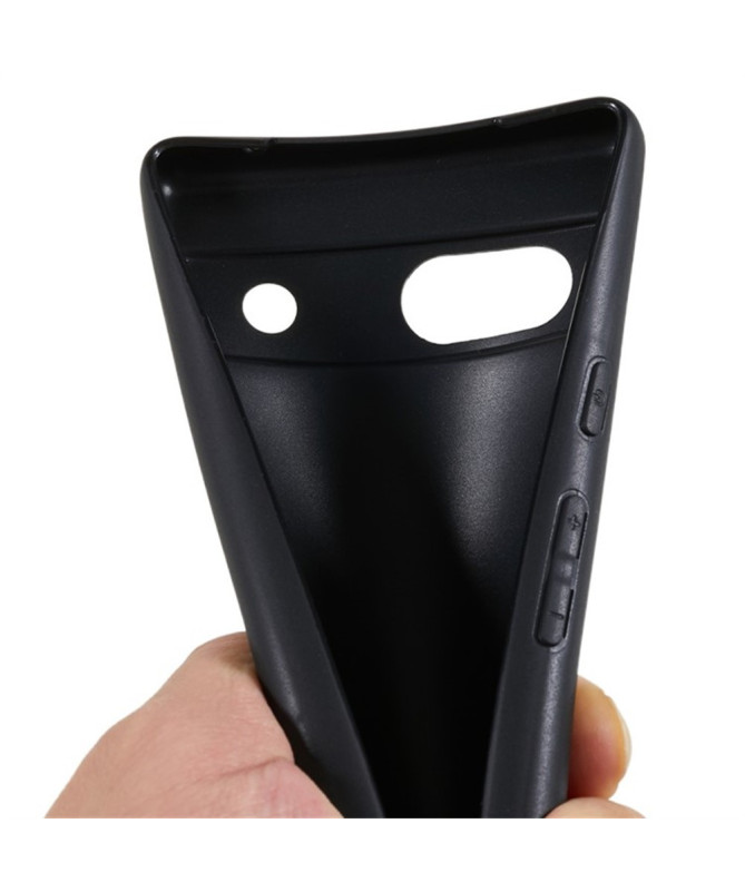 Google Pixel 7a | Coque Noire Mat avec Verre Trempé