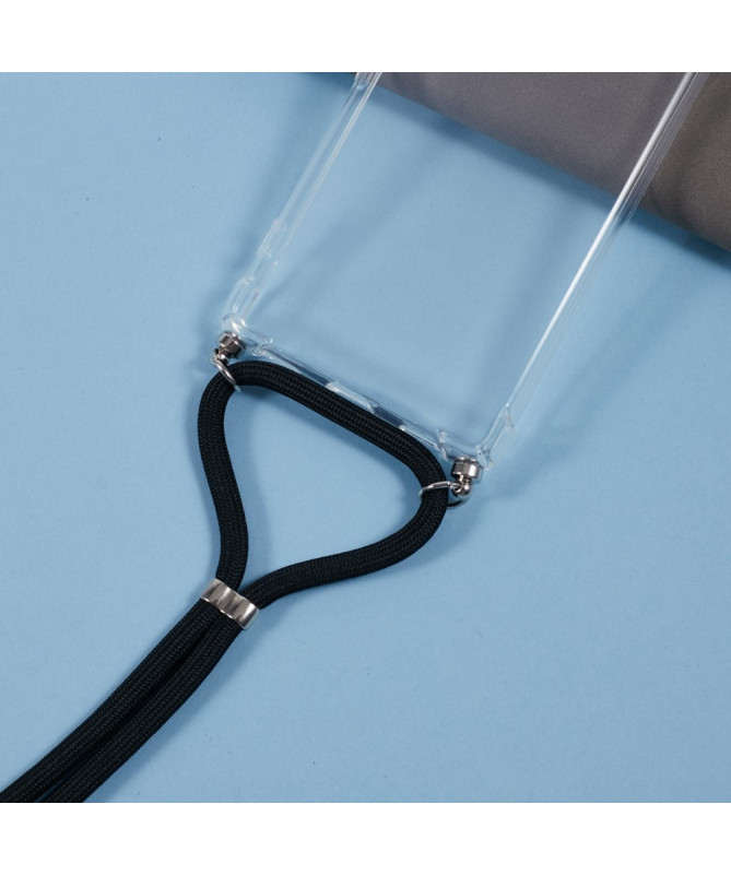 Coque Google Pixel 7a transparente avec cordon | Cléos