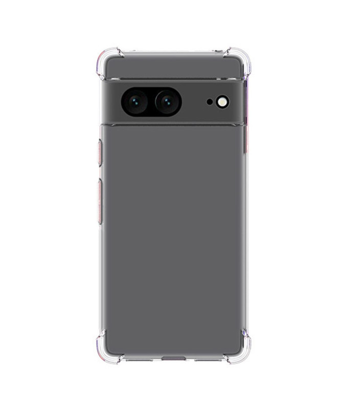 Pack Google Pixel 7 Coque Transparente + Verre Trempé