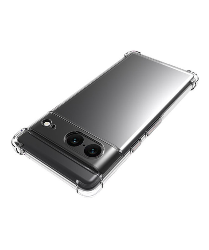 Pack Google Pixel 7 Coque Transparente + Verre Trempé