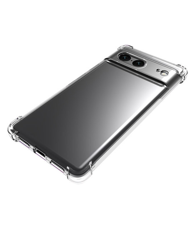 Pack Google Pixel 7 Coque Transparente + Verre Trempé