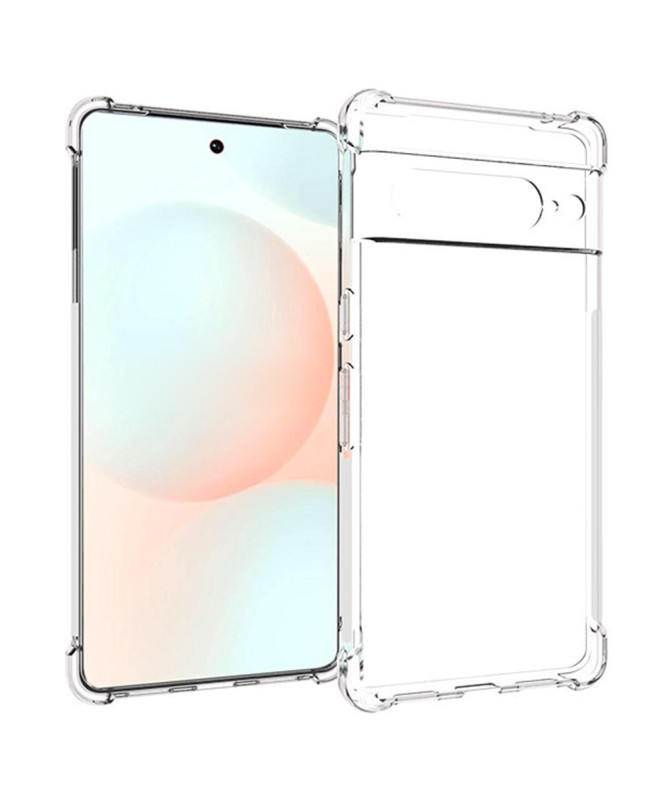 Pack Google Pixel 7 Pro Coque Transparente + Verre Trempé
