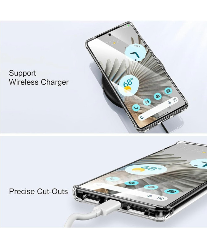 Coque Google Pixel 7 Pro Magnétique Support Rotatif | CRYSTAL