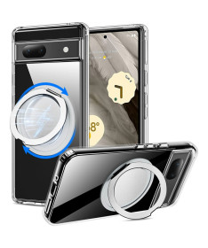 Coque Google Pixel 7 Magnétique Support Rotatif | CRYSTAL