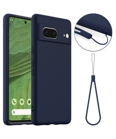 Coque Google Pixel 7 Silicone Liquide MagSafe, Lanière