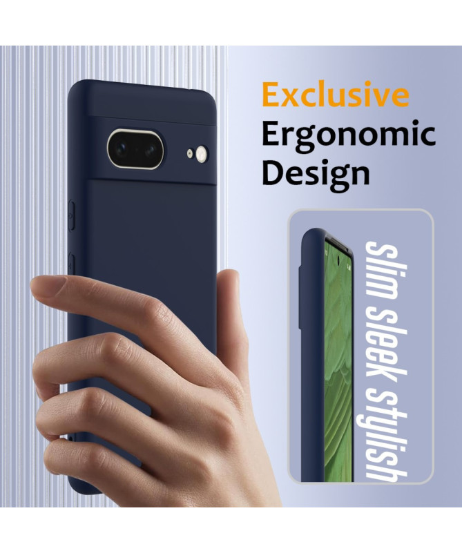 Coque Google Pixel 7 Silicone Liquide MagSafe, Lanière