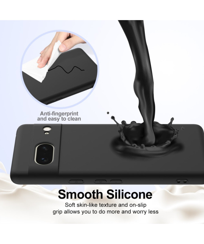 Coque Google Pixel 7 Silicone Liquide MagSafe, Lanière