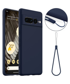 Coque Google Pixel 7 Pro Silicone Liquide MagSafe, Lanière