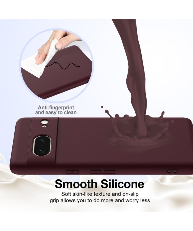 Coque Google Pixel 7 Silicone Liquide MagSafe, Lanière