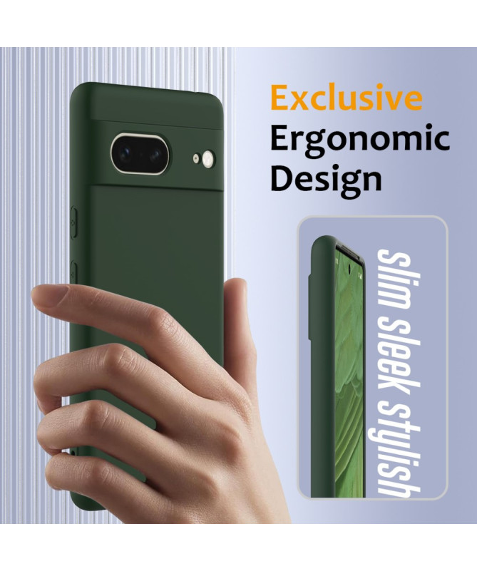 Coque Google Pixel 7 Silicone Liquide MagSafe, Lanière