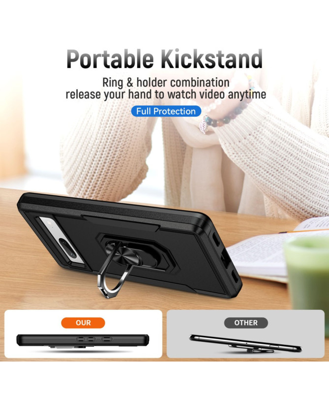 Coque Google Pixel 7a | Armor Shield avec Anneau